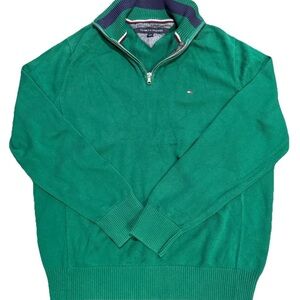 Tommy Hilfiger Men's Zip-Up Sweater in Green